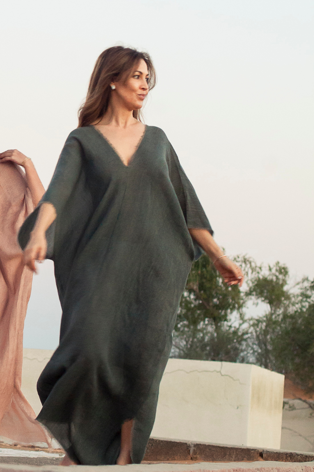 MIJAS | Caftán Verde Palo - Malota