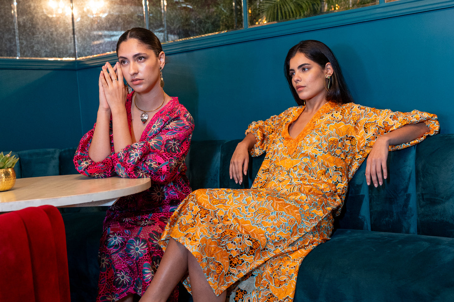 Vestido Fiesta | JACKIE | ATELIER | Naranja