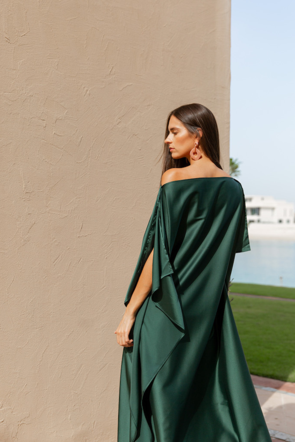 FELISA | Vestido Seda Verde - Malota